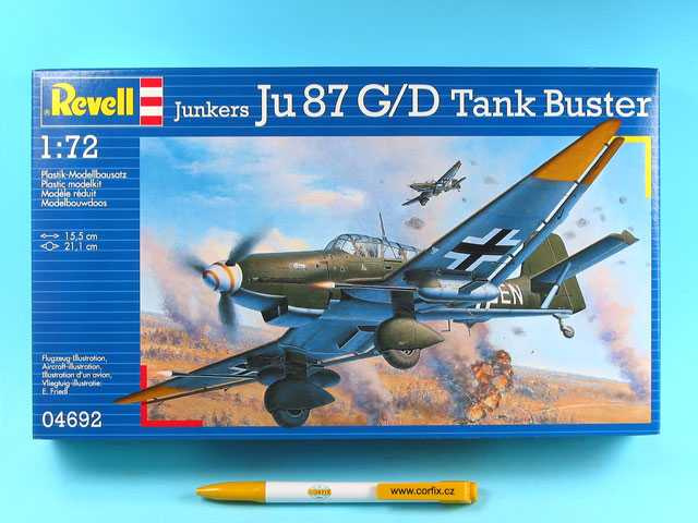 Junkers Ju87 G/D Tank Buster (1:72) Revell 04692 - Junkers Ju87 G/D Tank Buster