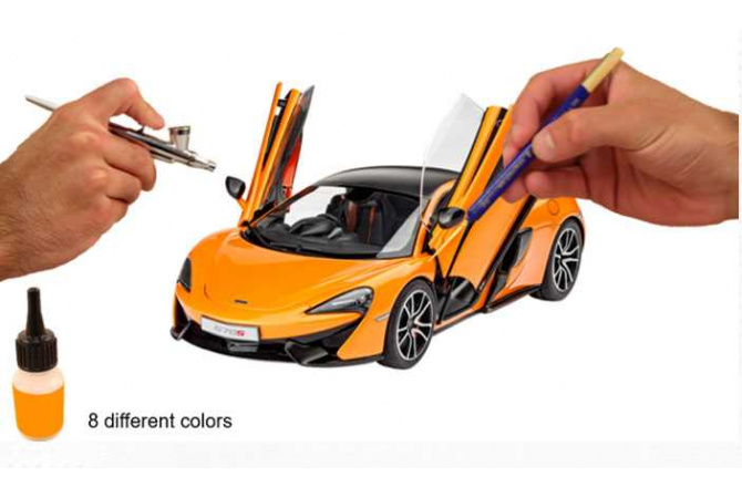 Sada barev Aqua Color 36202 - Sportscar (8 x 17ml)
