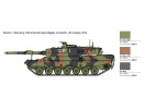 Leopard 2A4 (1:35) Italeri 6559 - Barvy