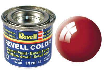 Barva Revell emailová - 32131: leská ohnivě rudá (fiery red gloss) - Barva Revell emailová - 32131: leská ohnivě rudá (fiery red gloss)
