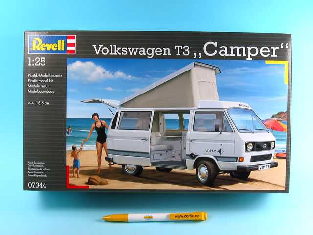 VW T3 Camper (1:25) Revell 07344 - VW T3 Camper