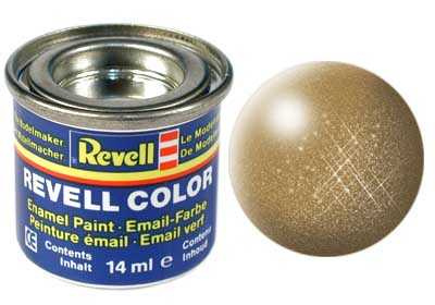 Barva Revell emailová - 32192: metalická mosazná (brass metallic) - Barva Revell emailová - 32192: metalická mosazná (brass metallic)