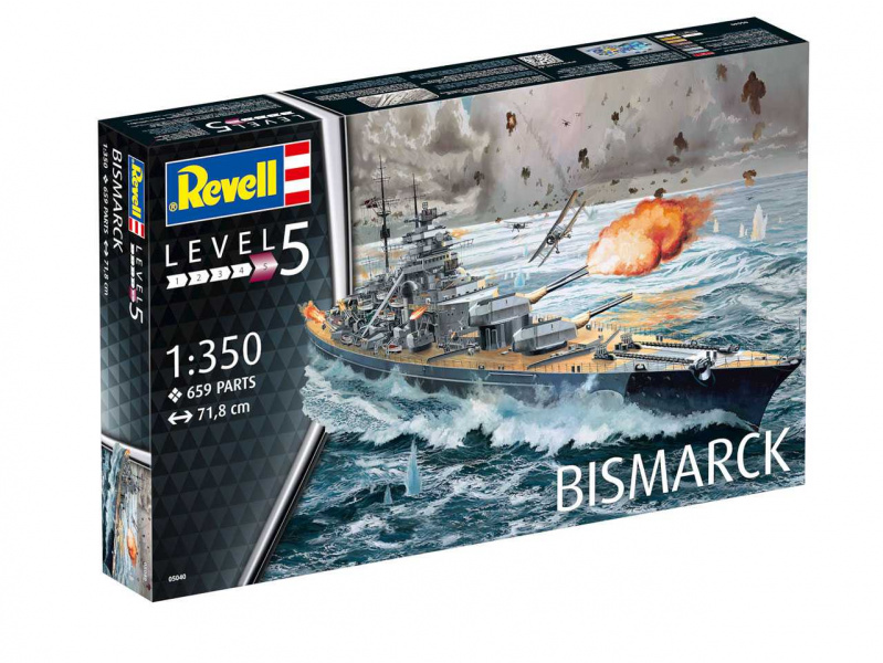 Battleship BISMARCK (1:350) Revell 05040 - Battleship BISMARCK