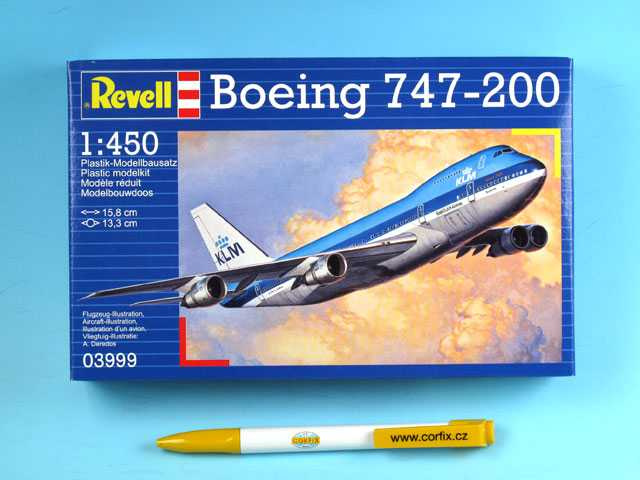 Boeing 747-200 Jumbo Jet (1:450) Revell 03999 - Boeing 747-200 Jumbo Jet