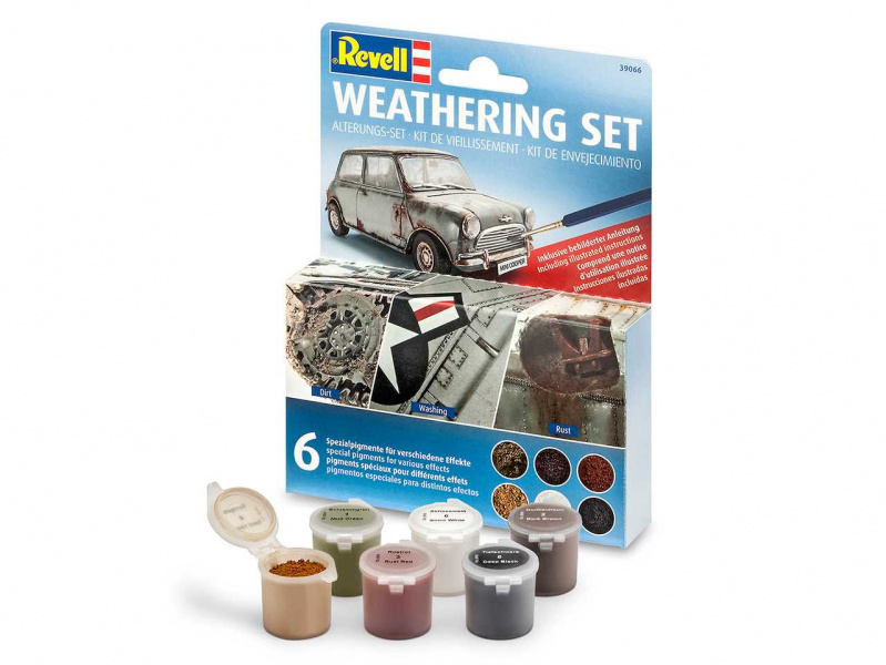 Weathering Set 39066 - sada pigmentů (6 druhů) - Weathering Set 39066 - sada pigmentů (6 druhů)