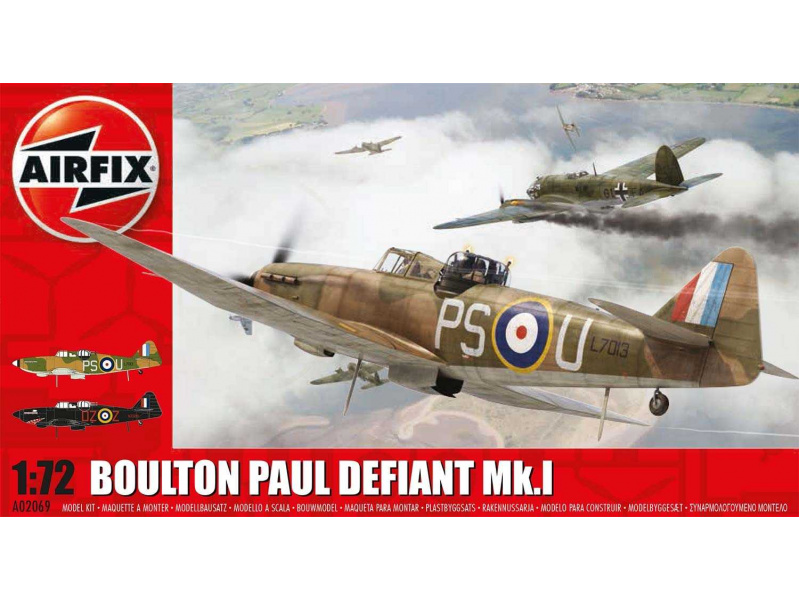 Boulton Paul Defiant (1:72) - nová forma(1:72) Airfix A02069 - Boulton Paul Defiant (1:72) - nová forma