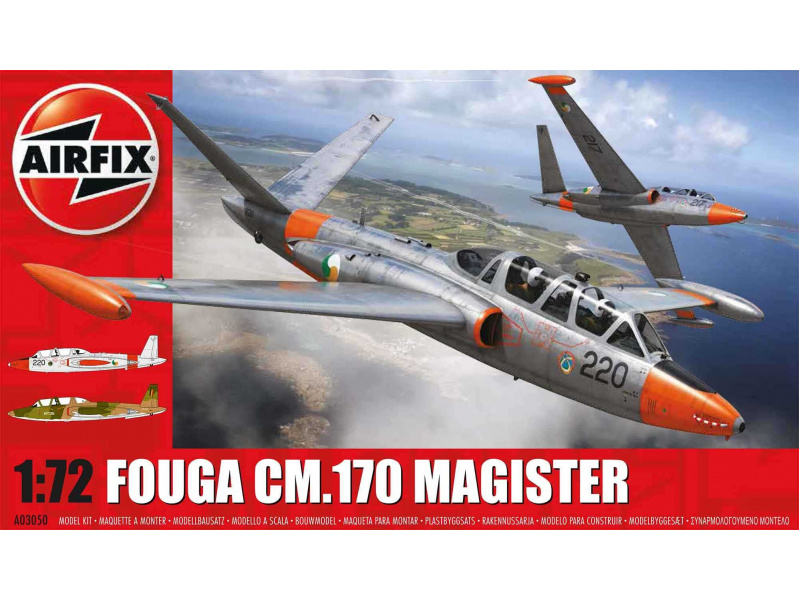 Fouga Magister (1:72) Airfix A03050 - Fouga Magister