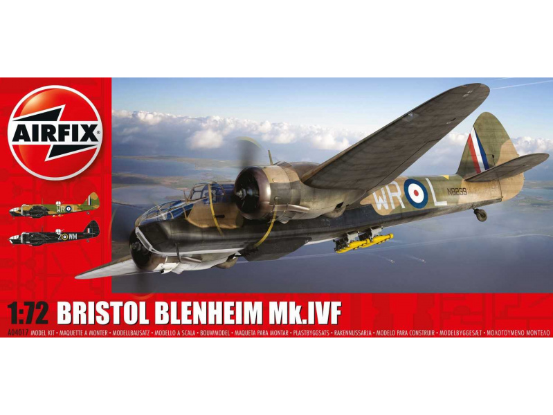 Bristol Blenheim MkIV (Fighter) (1:72) Airfix A04017 - Bristol Blenheim MkIV (Fighter)