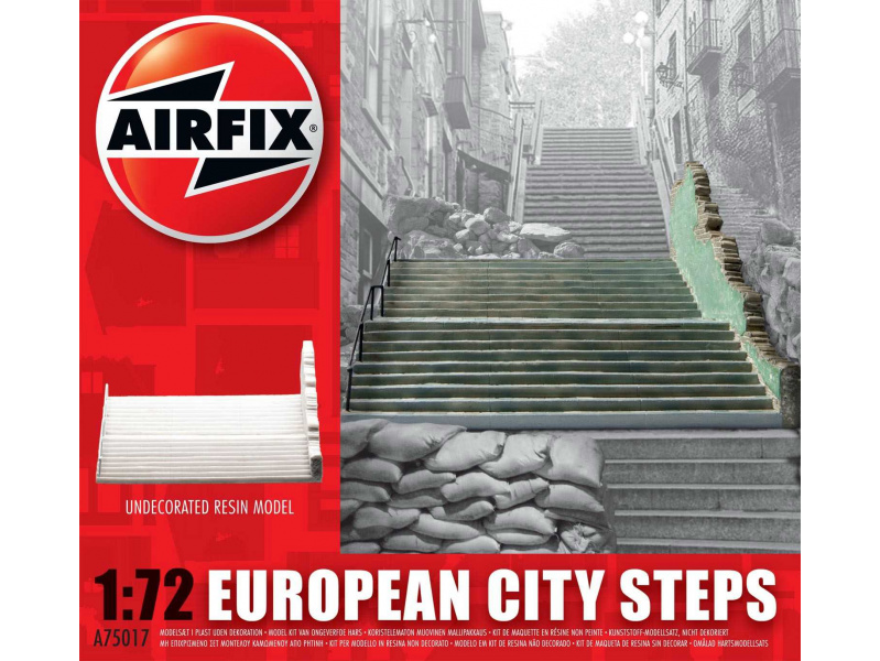 European City Steps (1:72) Airfix A75017 - European City Steps