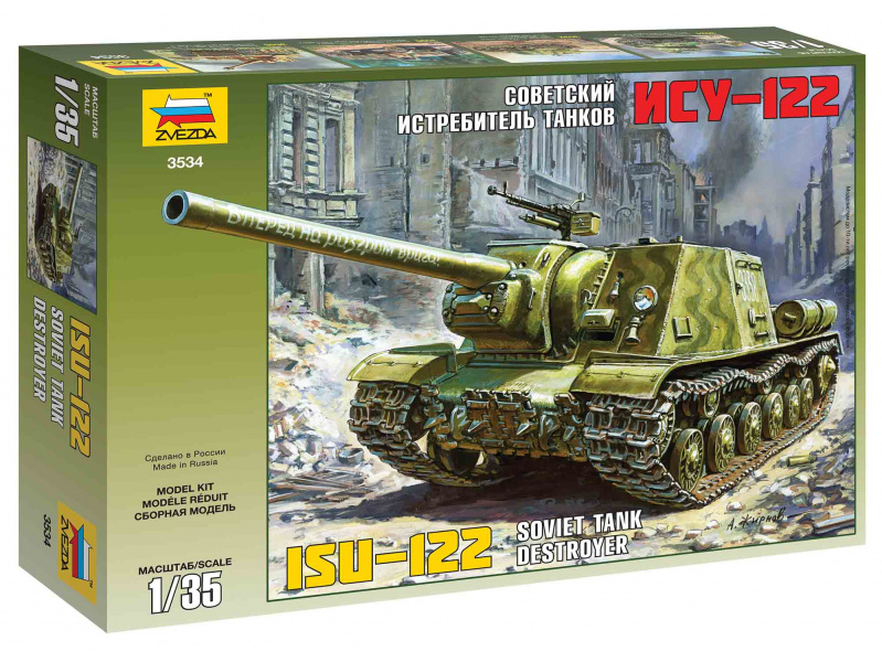 ISU-122 (1:35) Zvezda 3534 - ISU-122