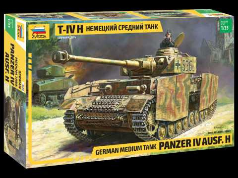 Panzer IV Ausf.H German Medium Tank (1:35) Zvezda 3620 - Panzer IV Ausf.H German Medium Tank