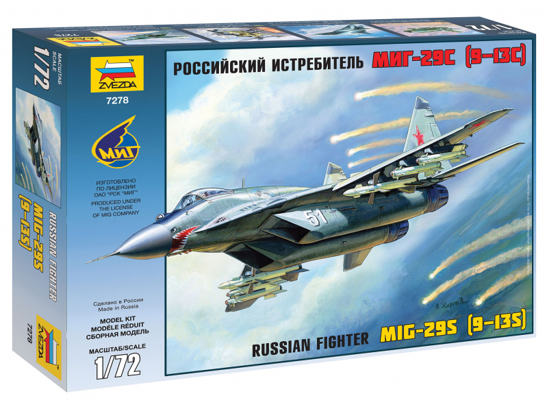 MiG-29 (9-13) (1:72) Zvezda 7278 - MiG-29 (9-13)