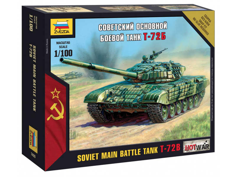 T-72 (1:100) Zvezda 7400 - T-72