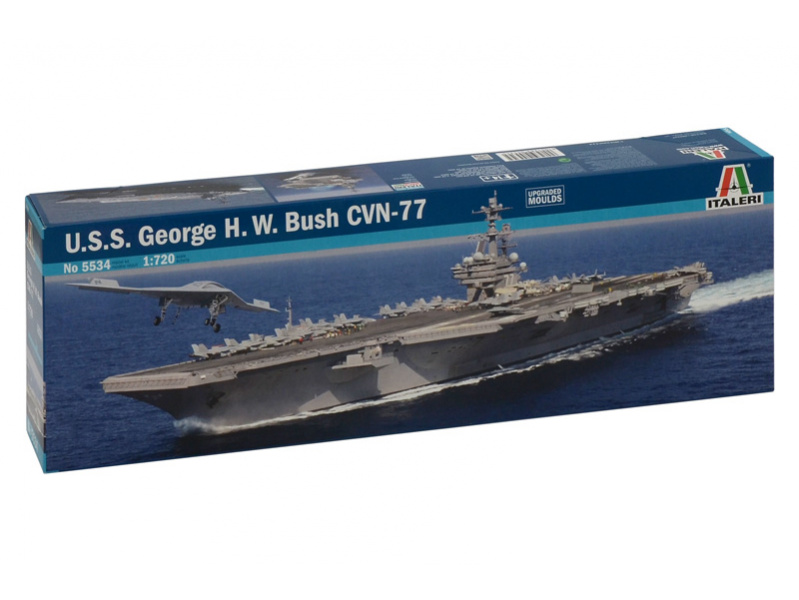 U.S.S. GEORGE H.W.BUSH CVN 77 (1:720) Italeri 5534 - U.S.S. GEORGE H.W.BUSH CVN 77