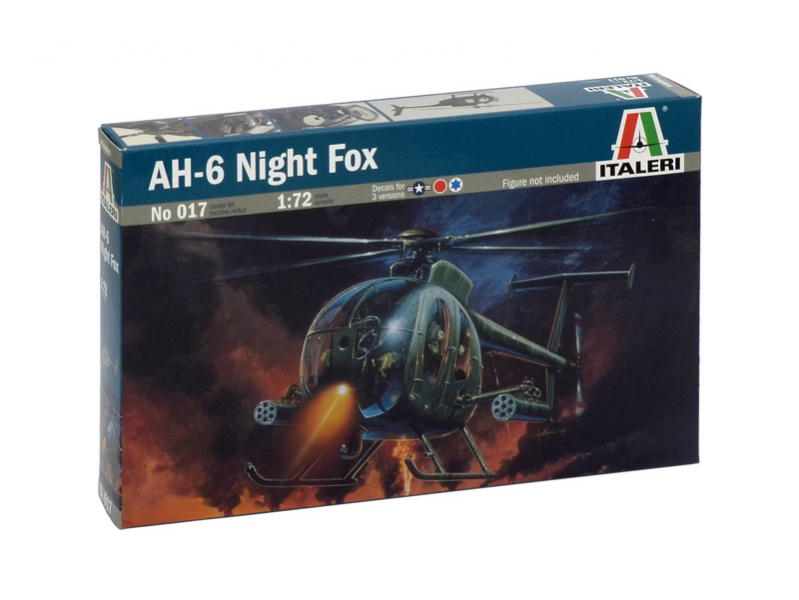 AH-6 NIGHT FOX (1:72) Italeri 0017 - AH-6 NIGHT FOX