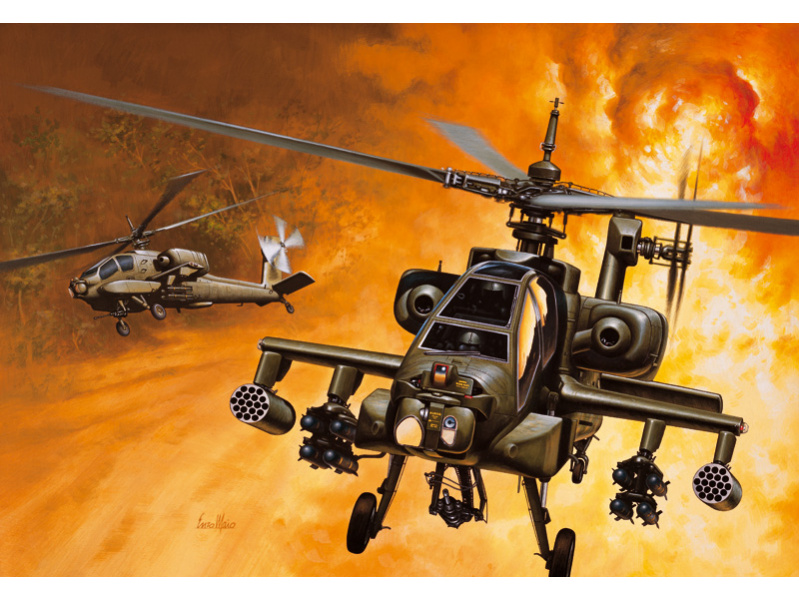 AH-64A APACHE (1:72) Italeri 0159 - AH-64A APACHE