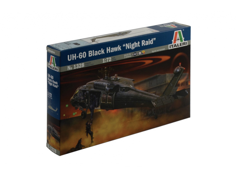 UH-60/MH-60 BLACK HAWK "NIGHT RAID" (1:72) Italeri 1328 - UH-60/MH-60 BLACK HAWK "NIGHT RAID"