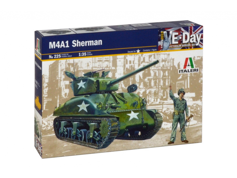 M4 A1 SHERMAN (1:35) Italeri 0225 - M4 A1 SHERMAN