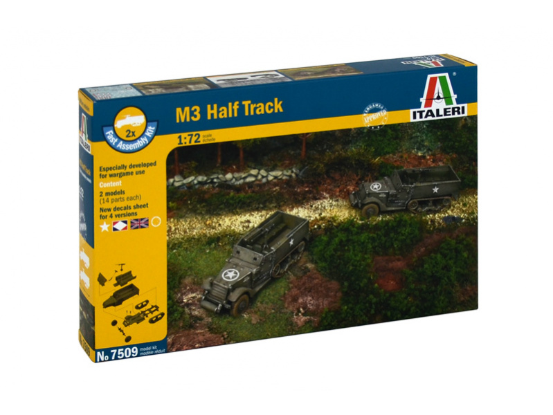 M3A1 HALF TRACK (1:72) Italeri 7509 - M3A1 HALF TRACK