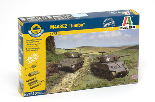 M4A3E2 "JUMBO" (1:72) Italeri 7520 - M4A3E2 "JUMBO"