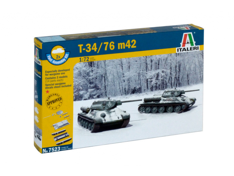T 34 / 76 m42 (1:72) Italeri 7523 - T 34 / 76 m42