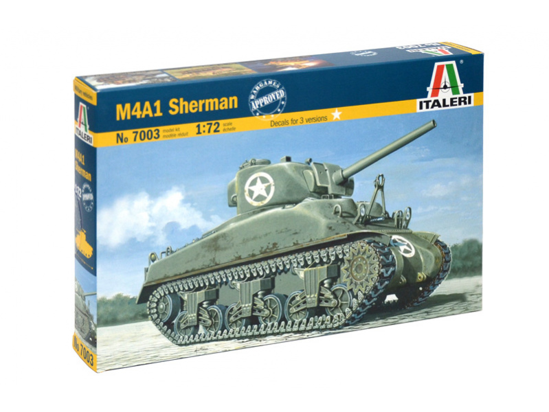 M4 SHERMAN (1:72) Italeri 7003 - M4 SHERMAN