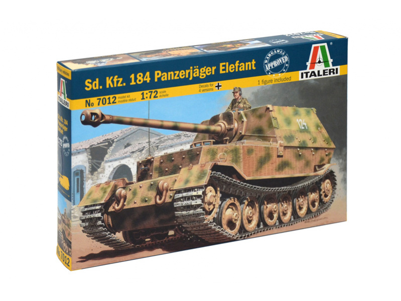 Sd. Kfz. 184 Panzerjager Elefant (1:72) Italeri 7012 - Sd. Kfz. 184 Panzerjager Elefant