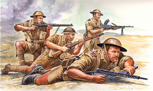 WWII - BRITISH 8th ARMY (1:72) Italeri 6077 - WWII - BRITISH 8th ARMY
