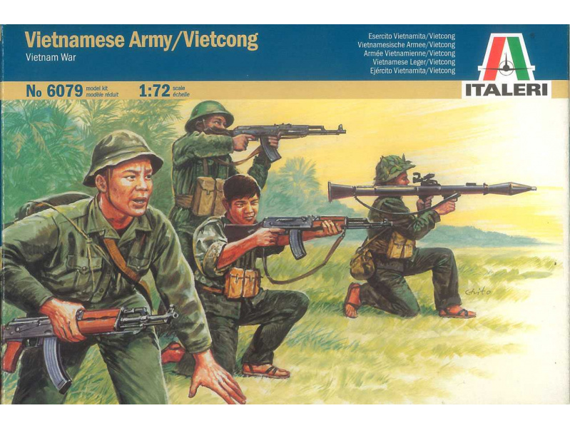 VIETNAM WAR - VIETNAMESE ARMY / VIETCONG (1:72) Italeri 6079 - VIETNAM WAR - VIETNAMESE ARMY / VIETCONG