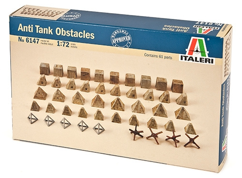 Anti tank obstacles (1:72) Italeri 6147 - Anti tank obstacles