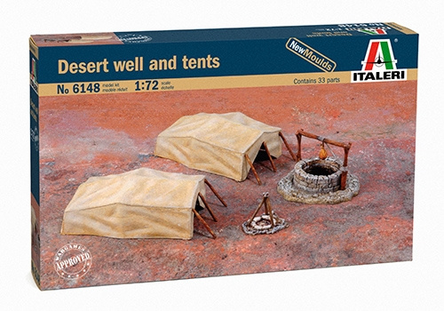 Desert Well and Tents (1:72) Italeri 6148 - Desert Well and Tents