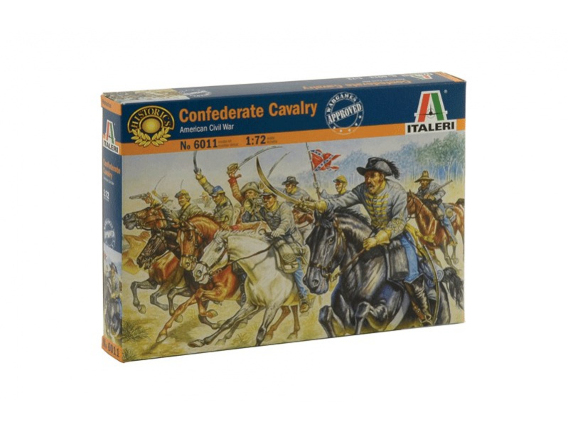 CONFEDERATE CAVALRY (AMERICAN CIVIL WAR) (1:72) Italeri 6011 - CONFEDERATE CAVALRY (AMERICAN CIVIL WAR)