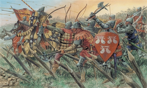 ENGLISH KNIGHTS AND ARCHERS (100 YEARS WAR) (1:72) Italeri 6027 - ENGLISH KNIGHTS AND ARCHERS (100 YEARS WAR)