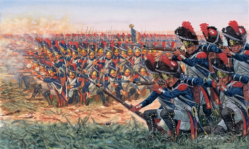 NAPOLEONIC WARS: FRENCH GRENADIERS (1:72) Italeri 6072 - NAPOLEONIC WARS: FRENCH GRENADIERS