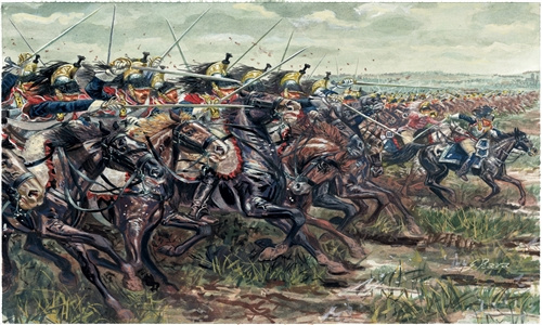 NAPOLEONIC WARS - FRENCH CUIRASSIEURS (1:72) Italeri 6084 - NAPOLEONIC WARS - FRENCH CUIRASSIEURS