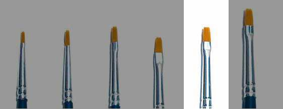 Brush Synthetic Flat - SINGLE PACK 52225 - plochý syntetický štětec (velikost 2) - Brush Synthetic Flat - SINGLE PACK 52225 - plochý syntetický štětec (velikost 2)