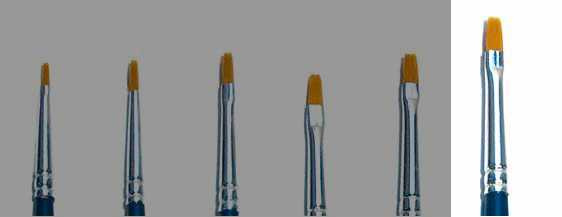 Brush Synthetic Flat - SINGLE PACK 52226 - plochý syntetický štětec (velikost 3) - Brush Synthetic Flat - SINGLE PACK 52226 - plochý syntetický štětec (velikost 3)