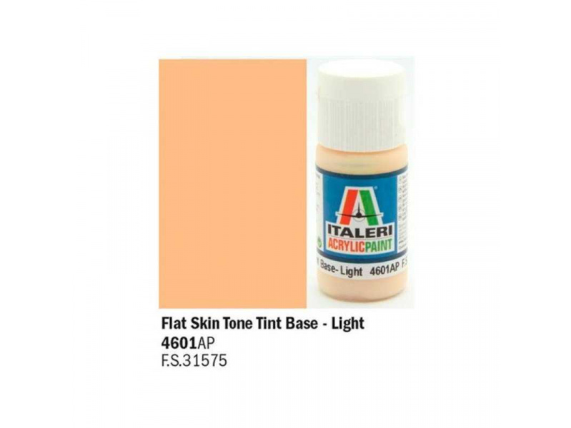 Italeri barva akryl 4601AP - Flat Skin Tone Tint Base - Light 20ml - Italeri barva akryl 4601AP - Flat Skin Tone Tint Base - Light 20ml