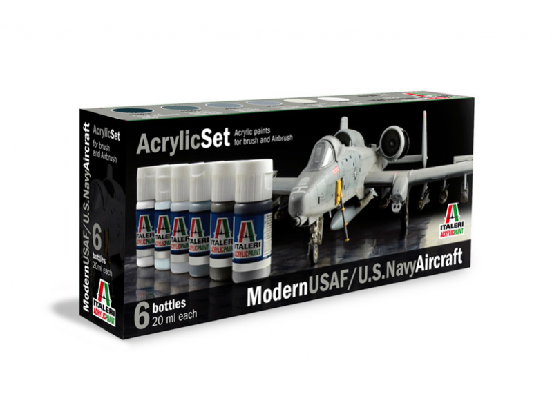 Sada akrylových barev 431AP - MODERN USAF/U.S. NAVY AIRCRAFT 6 ks - Sada akrylových barev 431AP - MODERN USAF/U.S. NAVY AIRCRAFT 6 ks