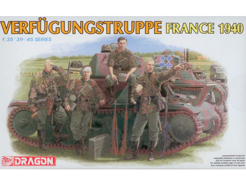 VERFÜGUNGSTRUPPE (FRANCE 1940) (1:35) Dragon 6309 - VERFÜGUNGSTRUPPE (FRANCE 1940)