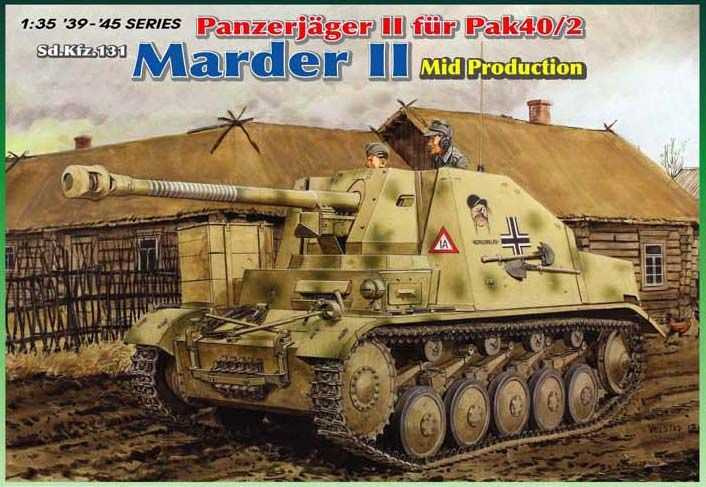 Sd. Kfz.131 Panzerjäger II für PaK 40/2 "Marder II" Mid Production (1:35) Dragon 6423 - Sd. Kfz.131 Panzerjäger II für PaK 40/2 "Marder II" Mid Production