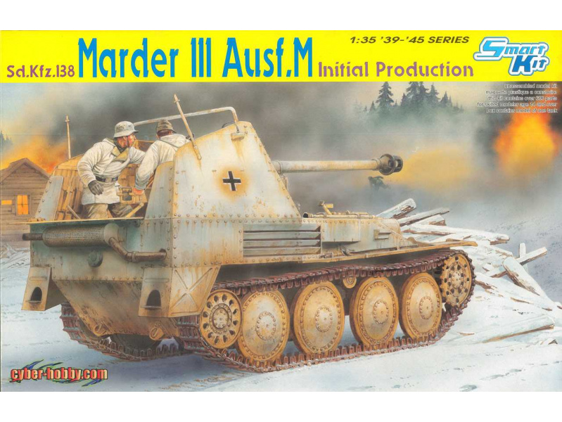Sd.Kfz.138 MARDER III Ausf.M INITIAL PRODUCTION (SMART KIT) (1:35) Dragon 6464 - Sd.Kfz.138 MARDER III Ausf.M INITIAL PRODUCTION (SMART KIT)