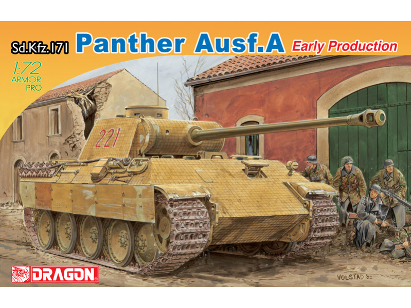 Sd. Kfz. 171 PANTHER Ausf.A EARLY PRODUCTION (1:72) Dragon 7499 - Sd. Kfz. 171 PANTHER Ausf.A EARLY PRODUCTION