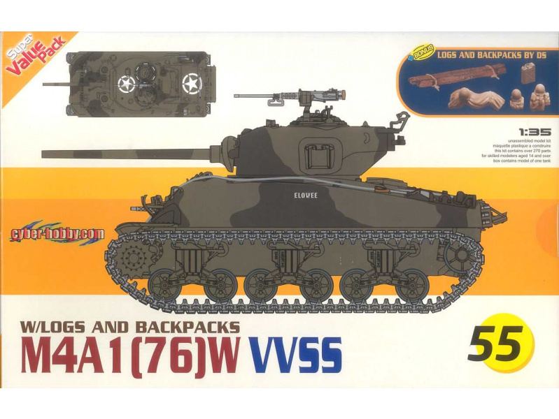 M4A1(76)W VVSS 1:35 Dragon 9155 - M4A1(76)W VVSS 1:35