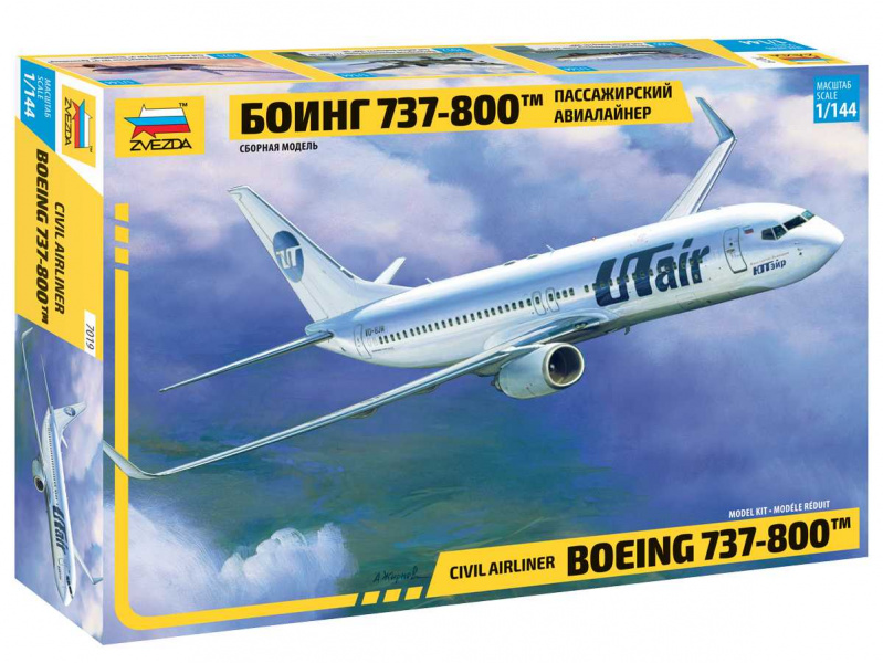 Boeing 737-800 (1:144) Zvezda 7019 - Boeing 737-800