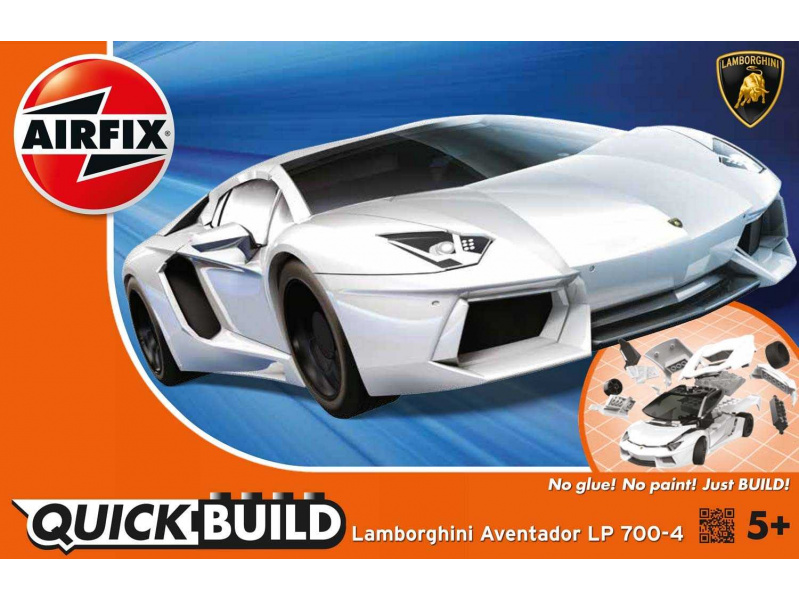 Lamborghini Aventador - bílá Airfix J6019 - Lamborghini Aventador - bílá