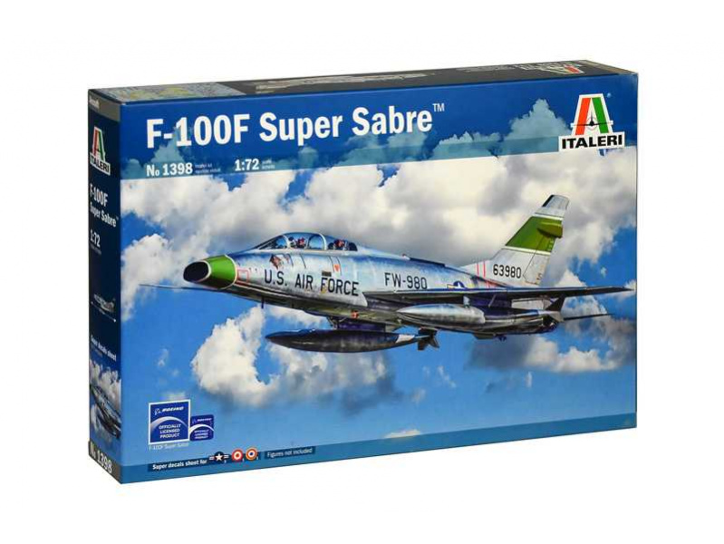 F-100F SUPER SABRE (1:72) Italeri 1398 - F-100F SUPER SABRE