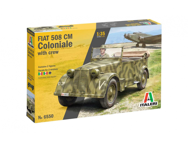 508 CM "COLONIALE" STAFF CAR (1:35) Italeri 6550 - 508 CM "COLONIALE" STAFF CAR