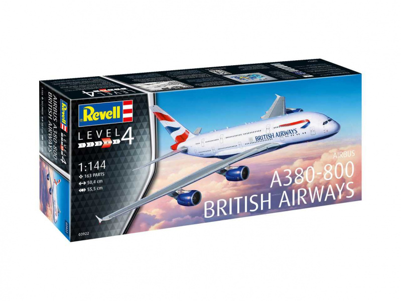 A380-800 British Airways (1:144) Revell 03922 - A380-800 British Airways