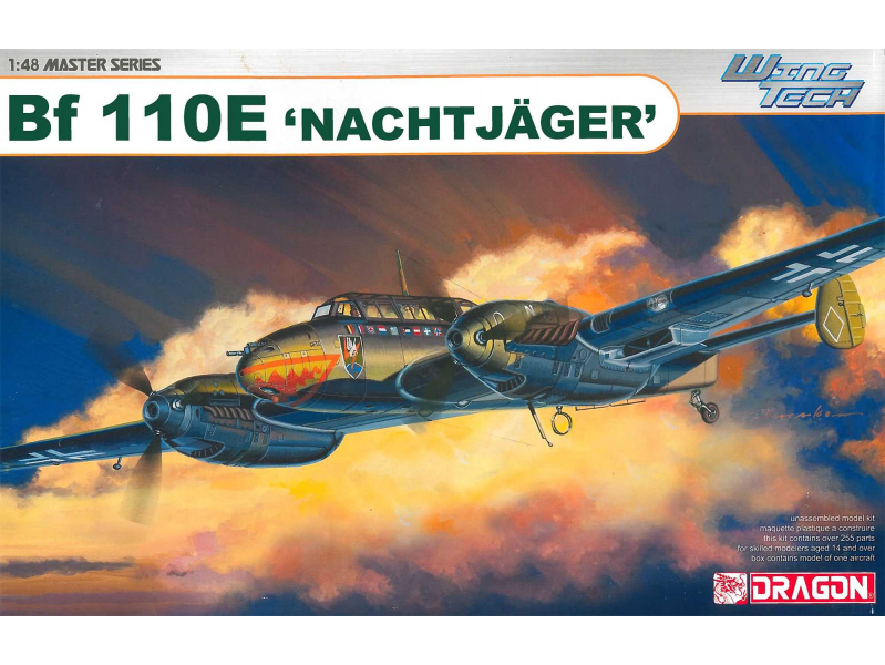 Bf110E Nachtjager (1:48) Dragon 5566 - Bf110E Nachtjager